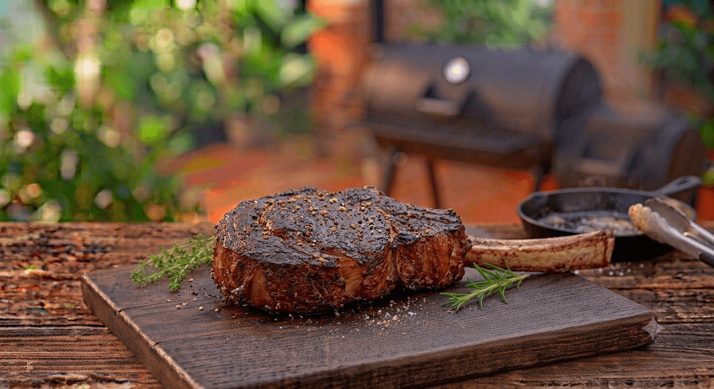 Smoked Beef Tomahawk