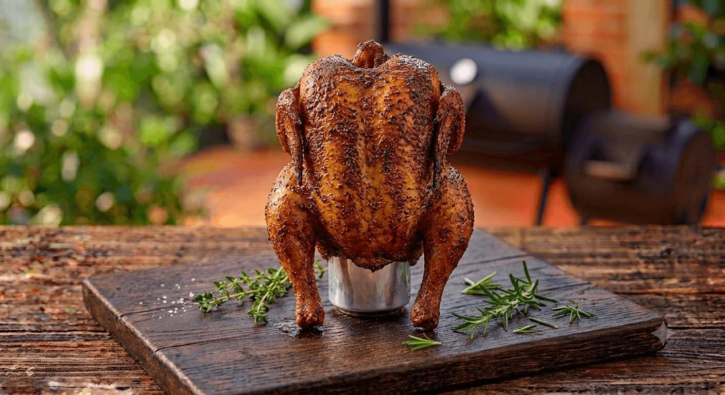 Smoked Beer Can Chicken