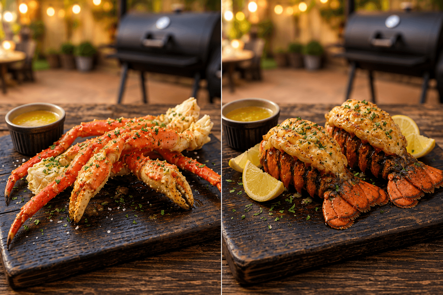Smoked Lobster Tails/Crab Legs