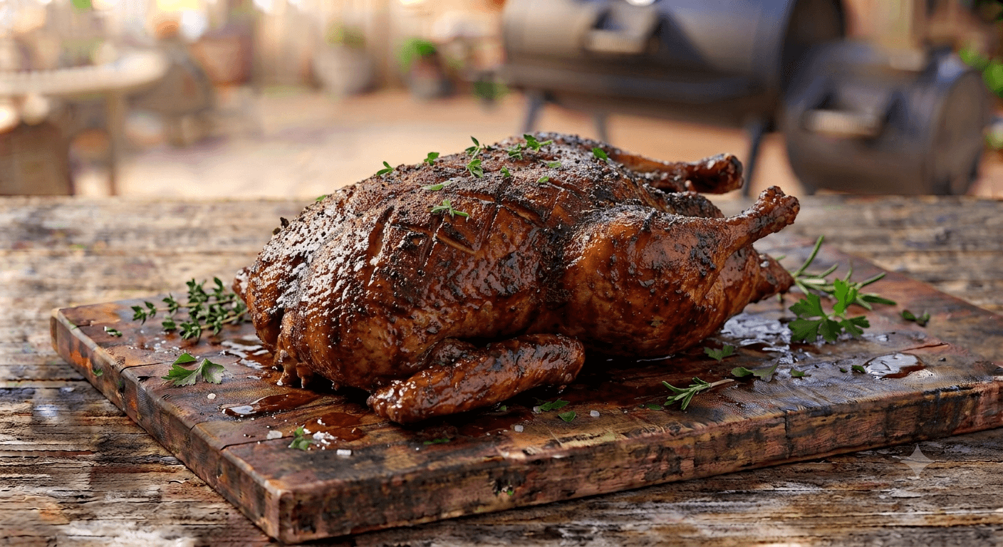 Smoked Whole Duck