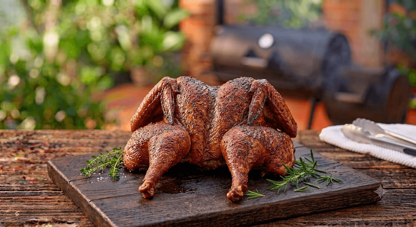 Smoked Spatchcock Chicken